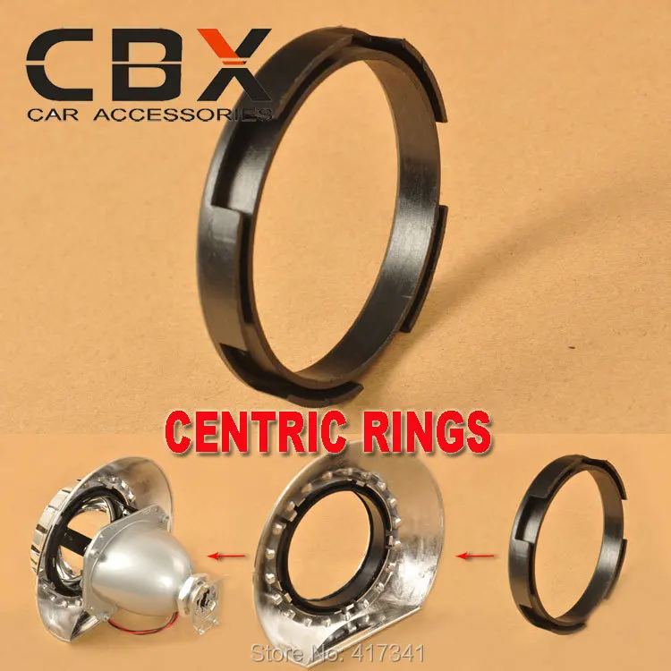 Free Shipping Centric Rings for 2.5 Inches Mini WST HID Bixenon