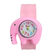 Мультяшный игрушечный слон потрепанные детские часы для мальчиков и девочек Детские Рождественские подарки цифровые часы Детские подарок на день рождения электронные часы