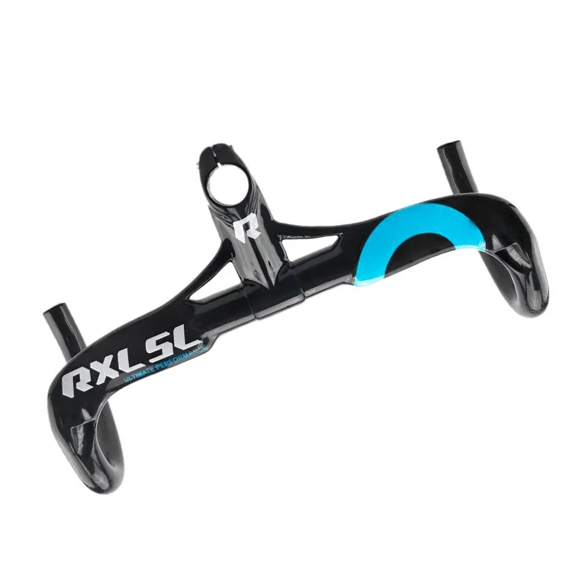 RXL SL Caron Fiber Road Bike Handlebar 400420440mm Carbon Road Bicycle Handlebars UD Gloss Integrated Bicycle Handlebar (5)