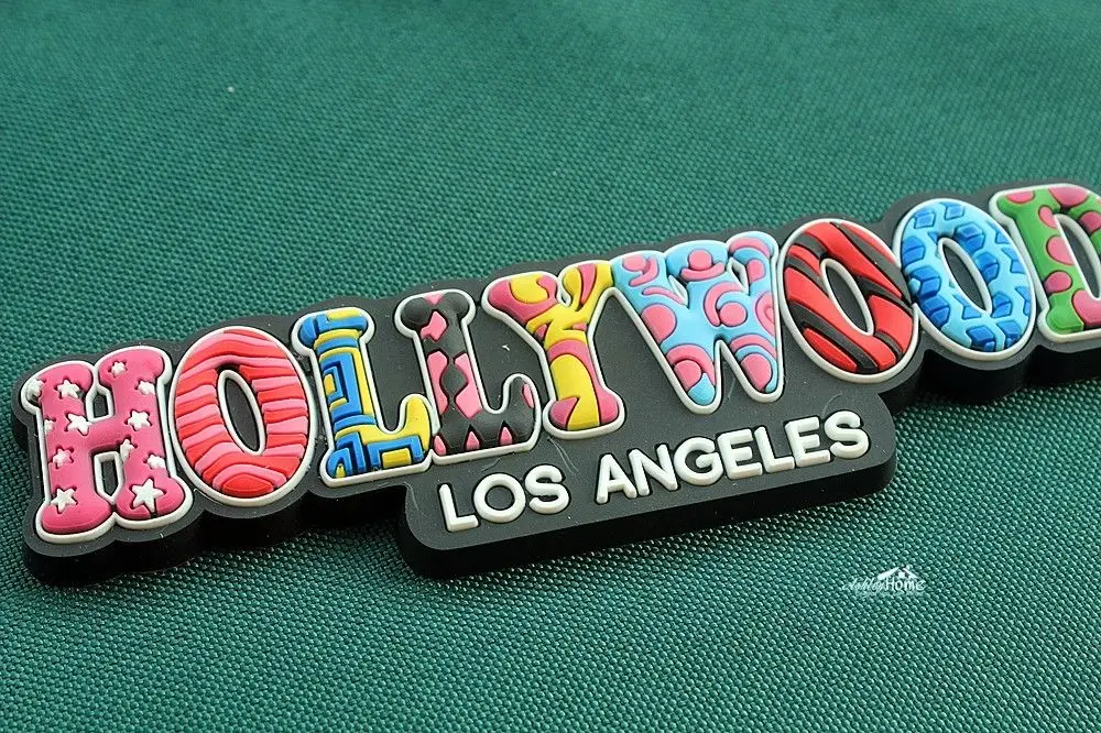 Hollywood, Los Angeles, United States Tourist Travel Souvenir Colorful
