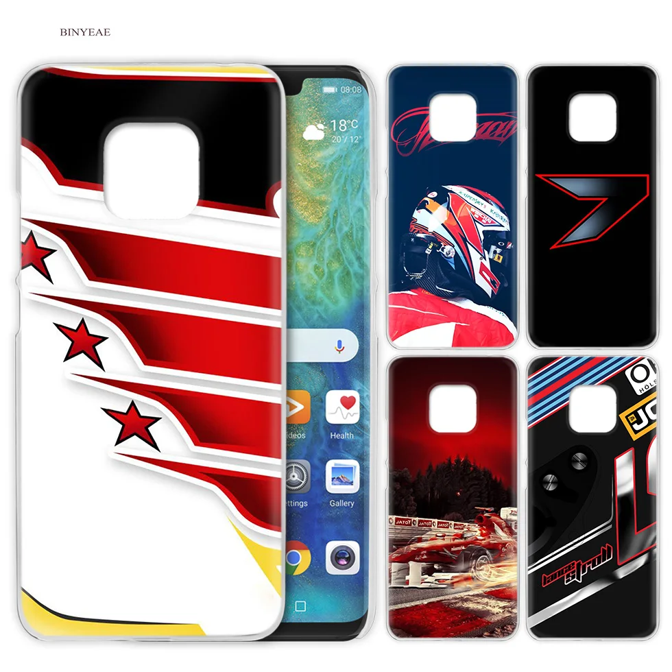 

Plastic Case for Huawei P20 Mate 20 P10 10 P9 P8 P30 Lite 2017 Pro P Smart Plus 2019 Smart+ Phone Cover Kimi Raikkonen