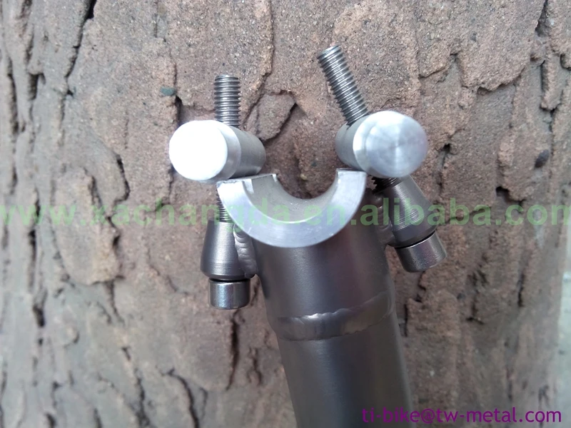 

Hot Sale Titanium Seatpost Bicycles Customized Titanium Seat Post with 27.2 diameter China made Ti Seatpost Bikes