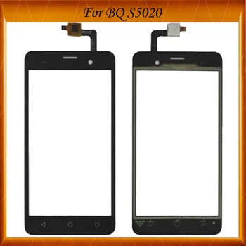 

10pcs/lot 100% Tested OK For BQ BQS 5020 Strike 5.0 Touch Screen Digitizer Front panel Glass Sensor Front Glass For BQ S 5020