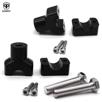 

ROAOPP Universal Motorcycle 25MM Handlebar Risers For Kawasaki Yamaha Harley Honda Suzuki Aprilia Victory Triumph Ducati BMW KTM