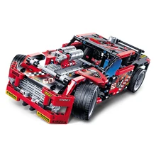 Christmas Gift 608pcs Race Truck Car 2 In 1 Transformable Model Building Block Sets Decool 3360