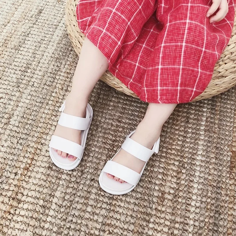 Mini Melissa/Детские сандалии; Новинка года; оригинальные прозрачные сандалии для девочек; детские сандалии для мальчиков; детская пляжная обувь; нескользящая обувь для малышей