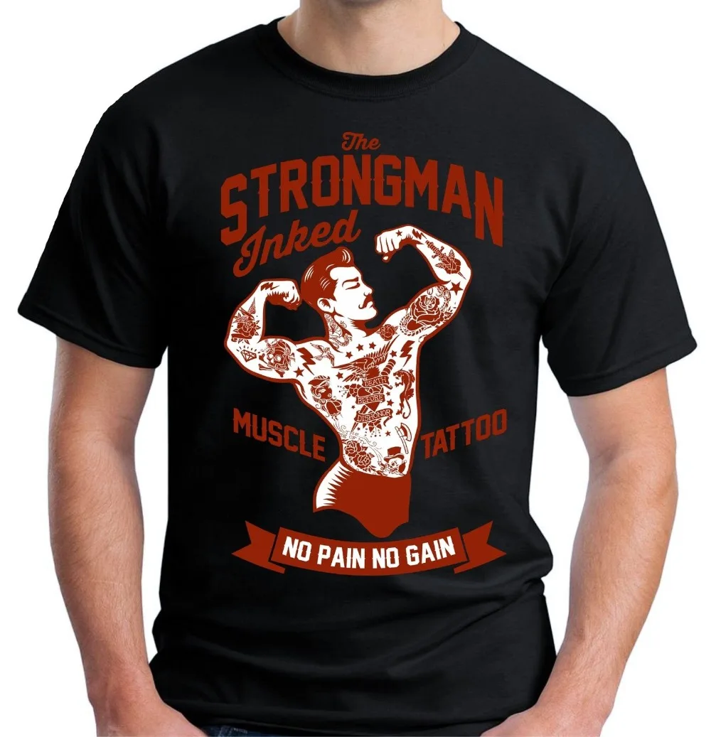 الرجال الوشم القوي T قميص الرجعية الاثقال Gymer 2019 الرجال الصيف العلامة التجارية س الرقبة قصيرة الأكمام القطن T قميص تصميم الموقع