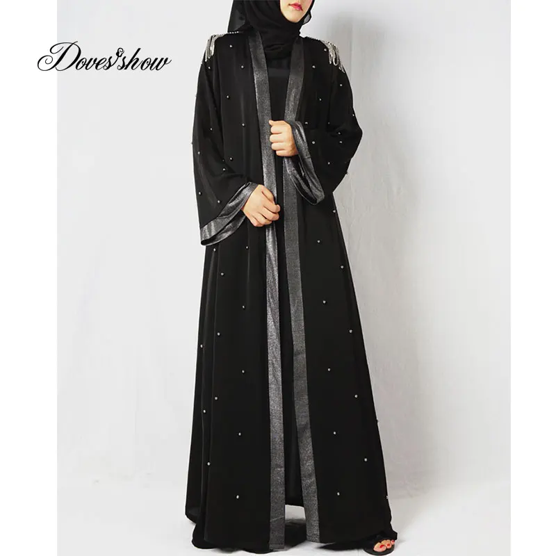 Модное мусульманское платье Abaya в Дубае мусульманская одежда для женщин Jilbab Djellaba