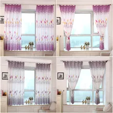 Taotown жалюзи, занавески для кухни, в стиле кантри, с принтом, отвесные оконные шторы для гостиной, спальни