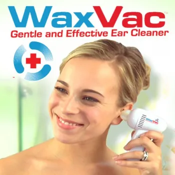 

5pcs/lot WAXVAC VACUUM EAR CLEANING SYSTEM CLEAN EAR WAX VAC AS SEEN ON TV ears care removal tool earpick cleaner ear pick