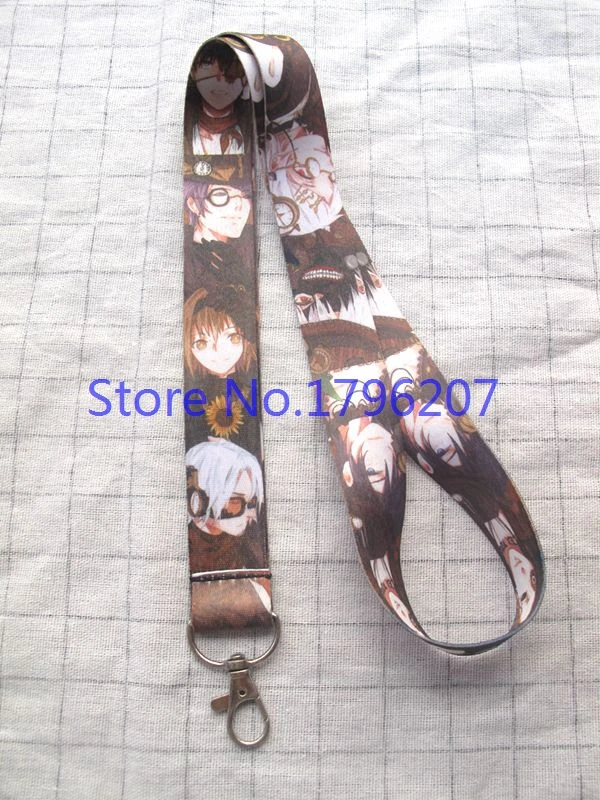 

10pcs/20pcs/30pcs/50pcs Tokyo Ghouls Neck Strap Lanyard Mobile Phone Key Chain ID Badge Key Chains S7