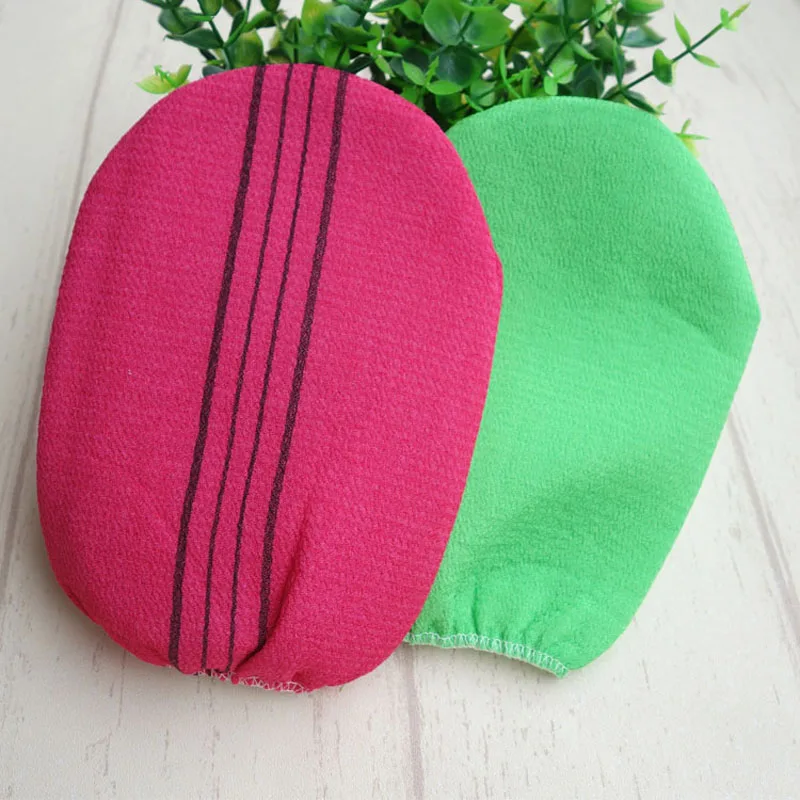 Free shipping 200pcs/lot italy towel korea glove viscose scrub mitt