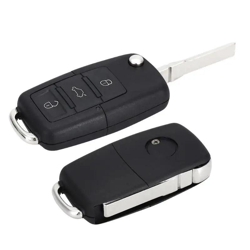 Replacement Entry Key Remote Fob Shell Case 3 Button for VW Polo Golf