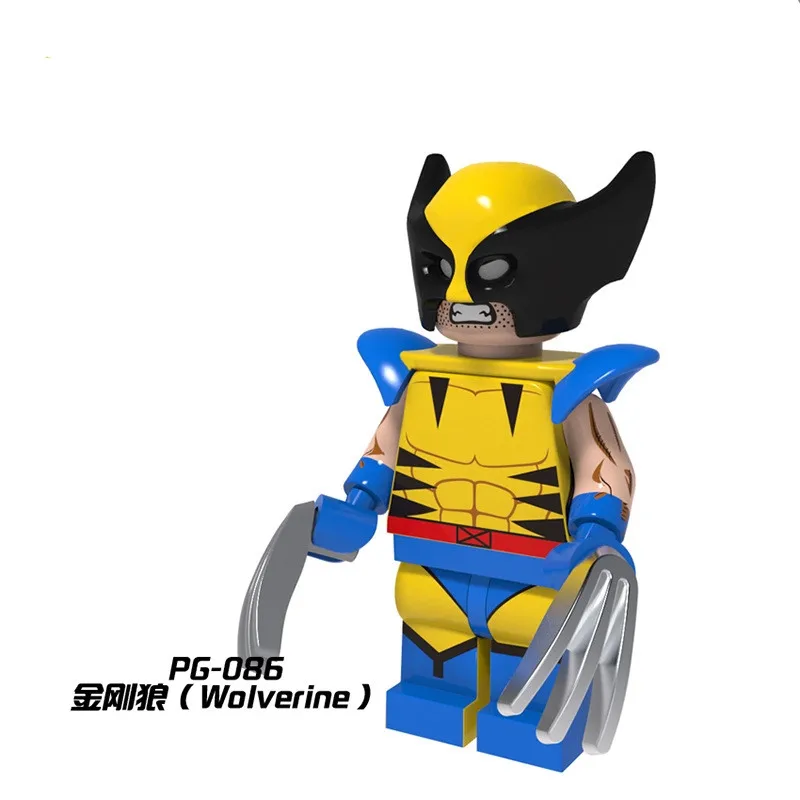 

Super Heroes X-Man Angel Apocalypse Wolverine Daken Weapon Compatible With Legoingly Figures Building Blocks Toys For Kids Gifts