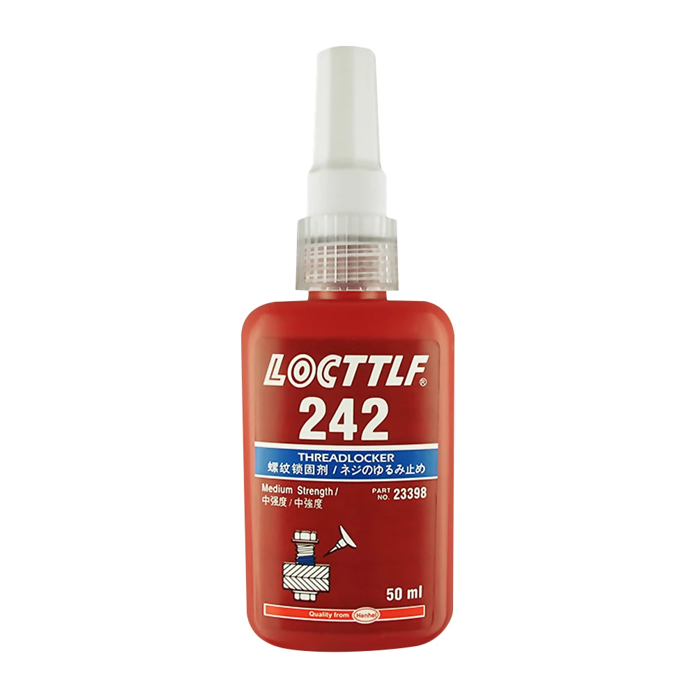 

LOCTTLF 242 Medium Strength Threadlocker 50ml Polyglycol Dimethacrylate Glue New