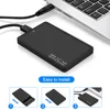 Black 2.5 Inch HDD Box USB 3.0 SATA Hard Drive External Enclosure High Speed HDD Case Support Up To 2TB Without Screws For PC ► Photo 2/5