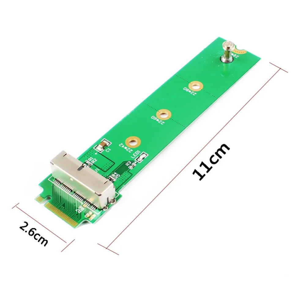 M.2 NGFF X4 адаптера для 2013 apple MacBook Air A1465 A1466 твердотельный накопитель SSD A#262743