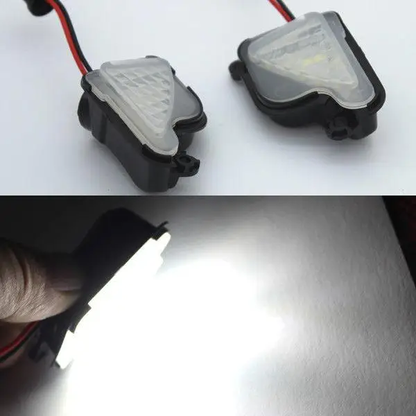

2x Error Free LED Side Mirror Puddle Light For skoda Octavia Mk3 5E 2010-2017