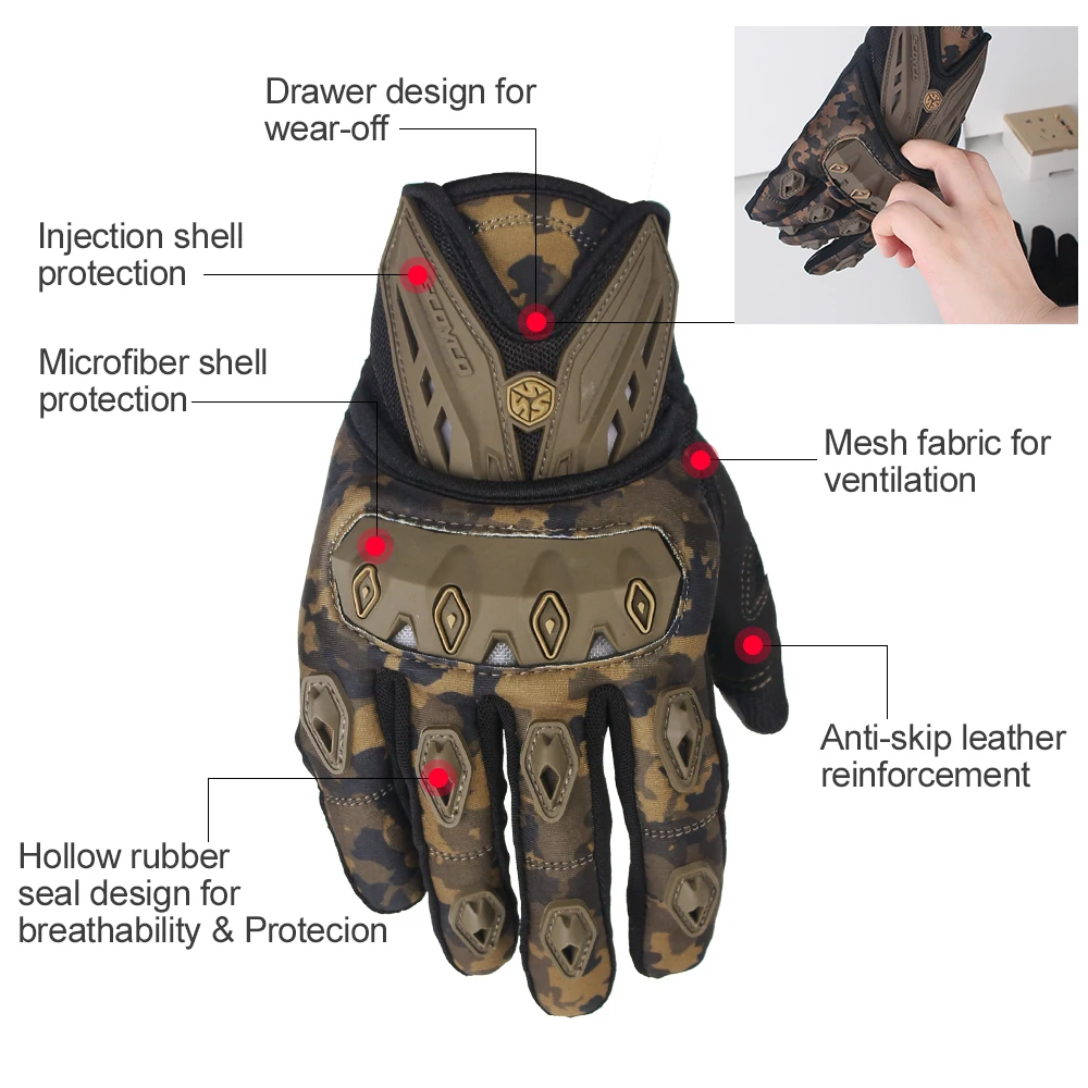 SCOYCO мотоциклетные перчатки с сенсорным экраном защитные дышащие тактические перчатки велосипедные перчатки для lMBX/MTB/ATV