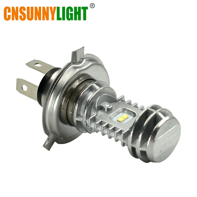 CNSUNNYLIGHT H4 P43t HS1 светодиодный BA20D H6 мотоциклетная фара 1080Lm H/L лампа аксессуары для скутера мото DRL фары для Suzuki