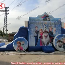 Популярный надувной прыгающий замок и горка дизайн надувной комбо для детей