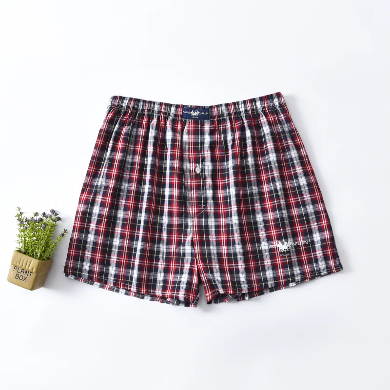 Men's pajama pants Woven cotton shorts