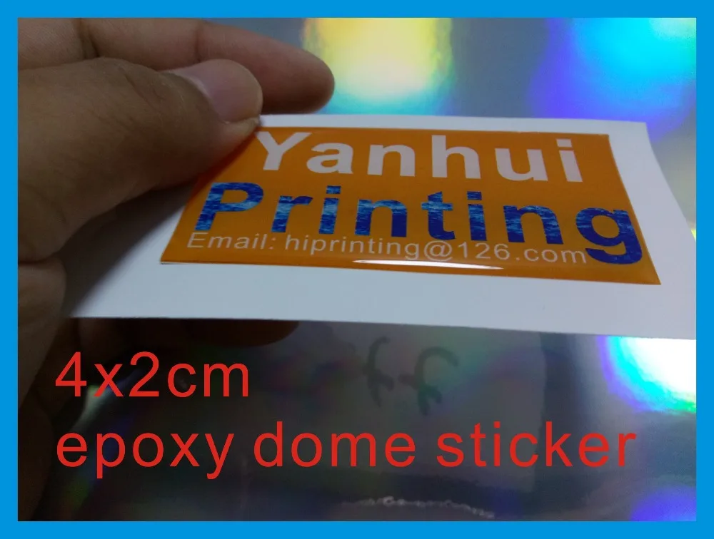 40x20mm epoxy dome sticker printing customin Stationery Sticker from