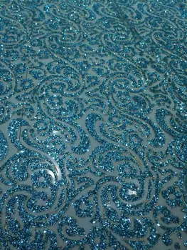 

latest CGL40411 nigerian french lace fabric African net lace high quality cord lace