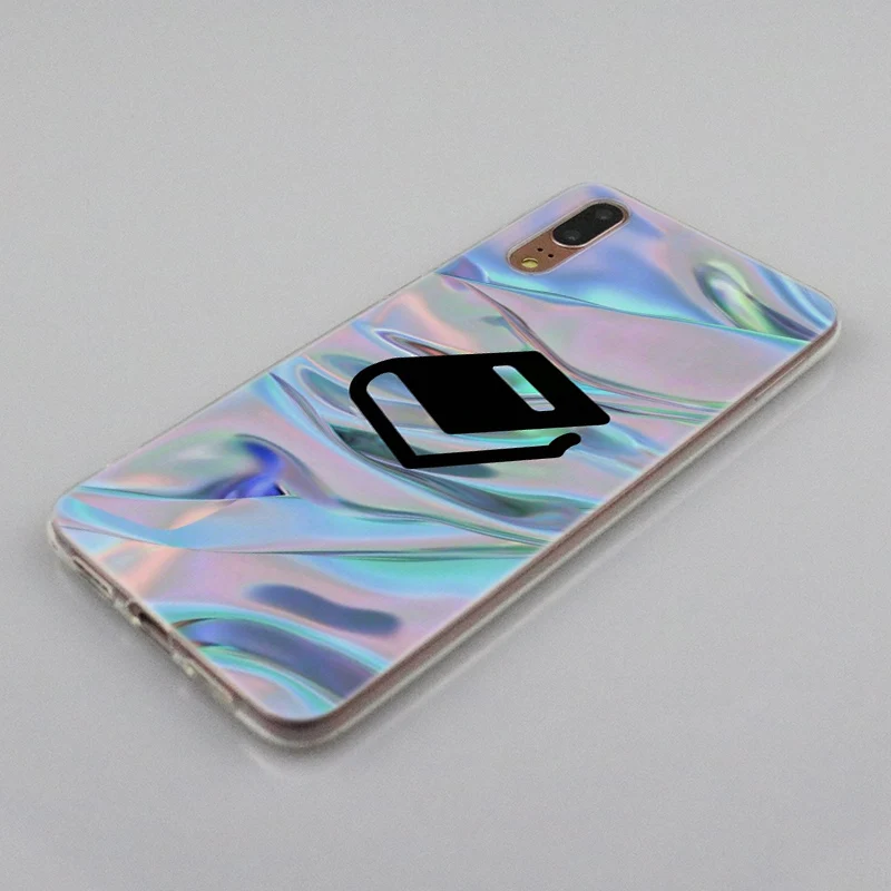 Радужный силиконовый чехол для Huawei P30 P20 P10 P9 P8 Lite 2017 Pro Mini PSmart 2019 Plus|Бамперы| |