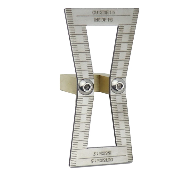 Dovetail-marcador 1:5, 1:6, 1:7 e 1:8 e,