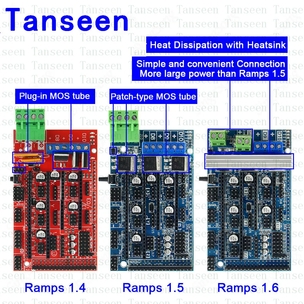 For-3D-Printer-Parts-Ramps-1-6-Board-Upgrade-Base-on-Ramps-1-4-1-5__