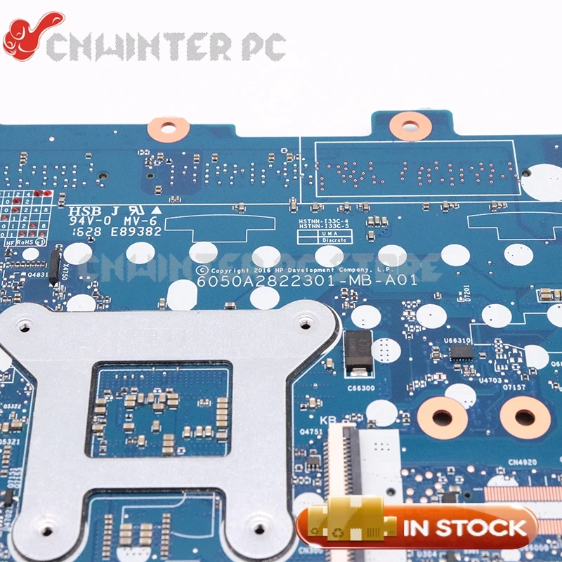 wonderful  NOKOTION For HP EliteBook 840 G3 850 G3 Laptop Motherboard I7-6500U CPU 826807-601 826807-001 6050A