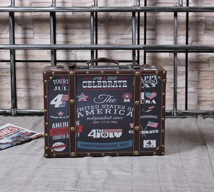 FREE SHIPPING Vintage travel bag vintage suitcase antique suitcase