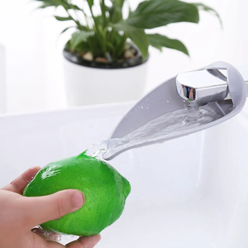 Baby Hands Wash Aid Extender Toiletries Safe Baby Faucet Extender Plastic Faucet Lengthened Hand Washing Device Healthy For Kids
