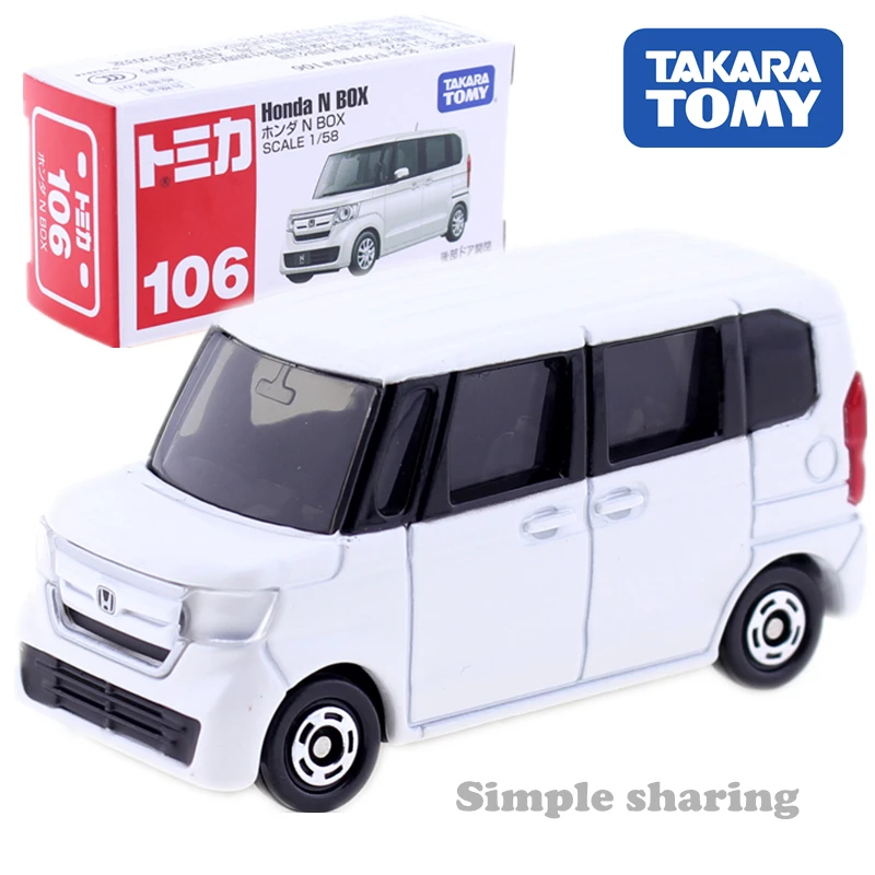 Tomica Honda N Box 1:58 № 106 Takara Tomy литья под давлением Горячая игрушка автомобиля поп забавная модель комплект Коллекционные вещи, детские игрушки