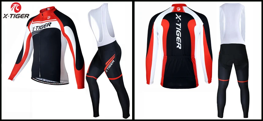 X-TIGER, сохраняющая тепло, комплект Джерси для велоспорта, Ropa Ciclismo Invierno, одежда для велоспорта, Зимняя Теплая Флисовая одежда для велоспорта, комплект для велоспорта