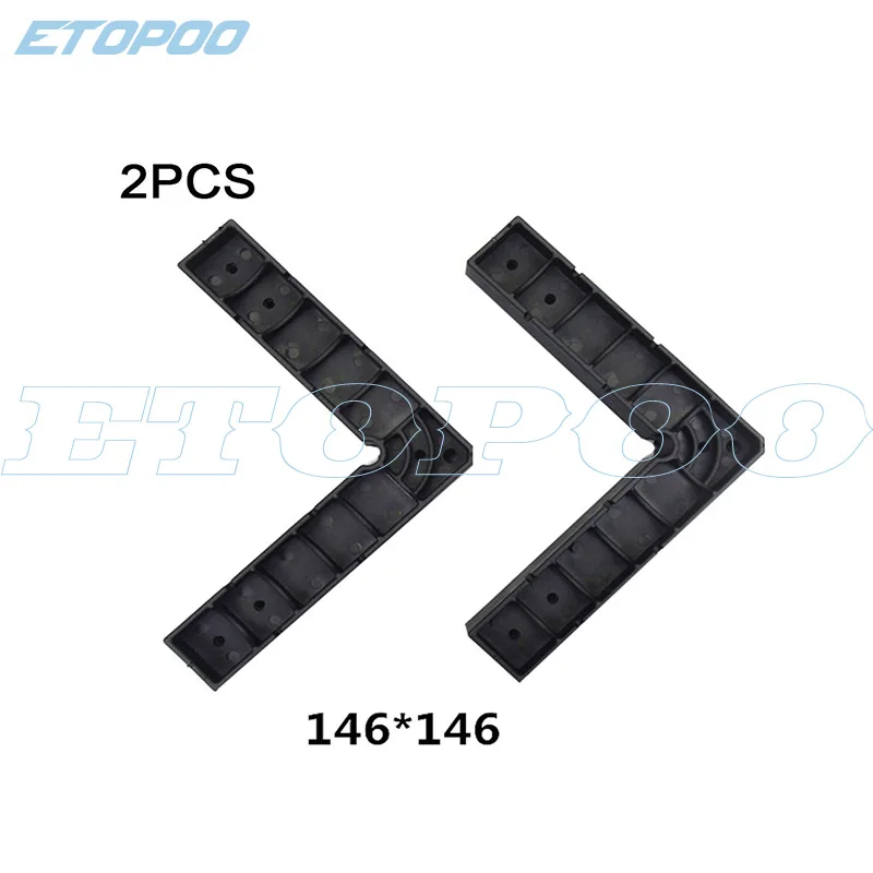 

90 Degree Positioning Squares 5.7" x 5.7" Right Angle Clamps Woodworking Carpenter Tool 146x146mm L Block Protractor Ruler