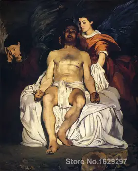 

Portrait Painting The Dead Christ with Angels by Edouard Manet Canvas High quality Hand painted