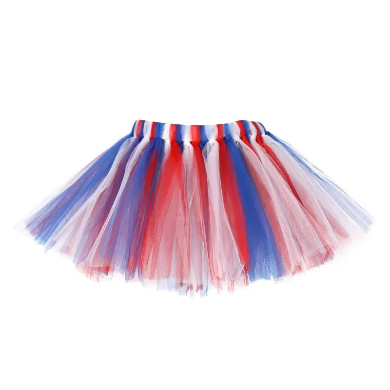 Summer 3 Layer Girls Rainbow Tutu Skirt - Fluffy Tulle Tutu for Kids, Baby, and Children - Perfect for Dancing image 5