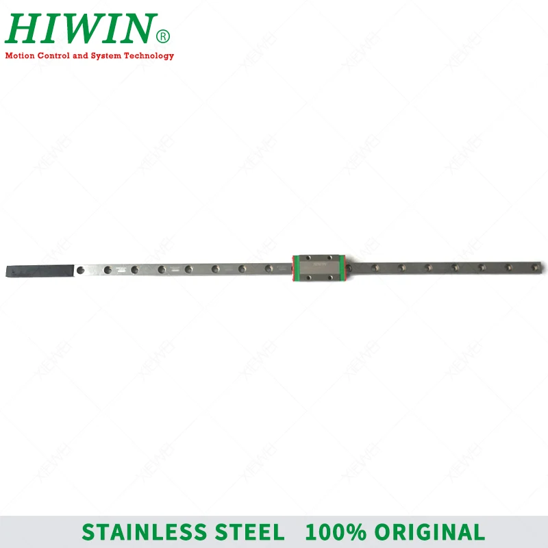 HIWIN الفولاذ الصلب MGN9 150 مللي متر 250 مللي متر 350 مللي متر دليل خطي السكك الحديدية مع كتل الشرائح عربات MGN9H MGN9 سلسلة ل 3D طابعة