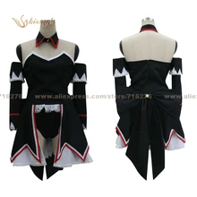 Higurashi Cuando Lloran Kisstyle Moda/Higurashi no Naku Koro ni Hanyu Negro Uniforme COS Cosplay, Personalizado aceptado