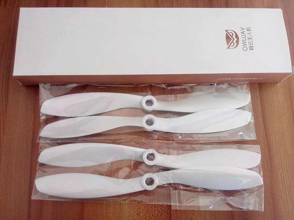

4 пары OWLUAV 8045 8x4,5 дюйма Props 8 "CW CCW Propeller 8 дюймов белые пропеллеры без пули для FPV мультикоптера квадрокоптера