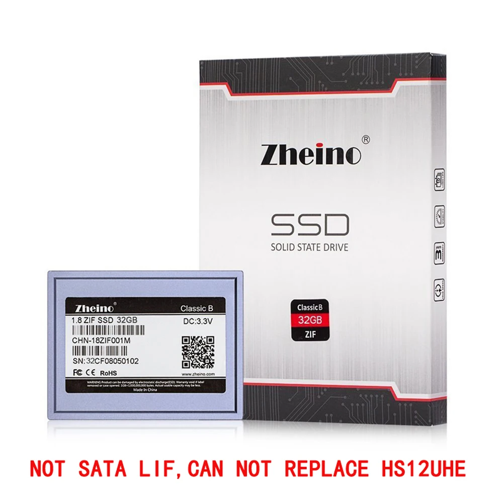 Zheino ZIF CE 32 Гб 64 Гб 128 ГБ 256 ГБ SSD 1,8 SSD для ноутбука Dell D420 D430 MacBook Air 1st A1237 hp Настольный ПК hp mini 1000 2710P