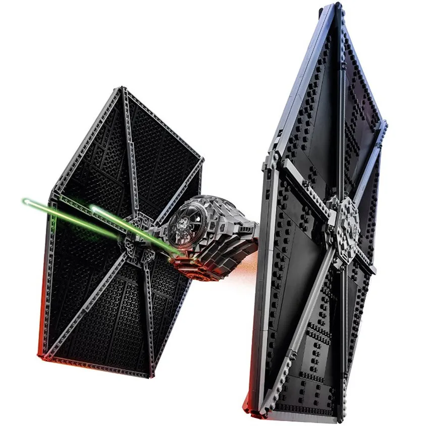 

LEPIN STAR SPACE WARS Tie Fighter Model Building Blocks Bricks Model Kids Figures Toy Compatible Legoing
