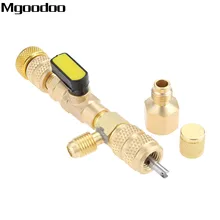 Инструмент для удаления сердцевины клапана установщик двойной размер 1/" и 5/16" SAE женский порт установщик инструмент для HVAC AC Schrader Клапан для удаления сердцевины