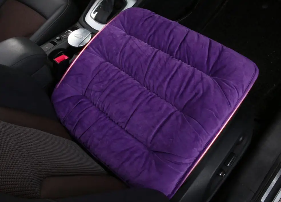 48*48 см толстый теплый плюшевый коврик для автомобильного сиденья, чехол для автомобильного сиденья с губкой, противоскользящая подушка для сиденья