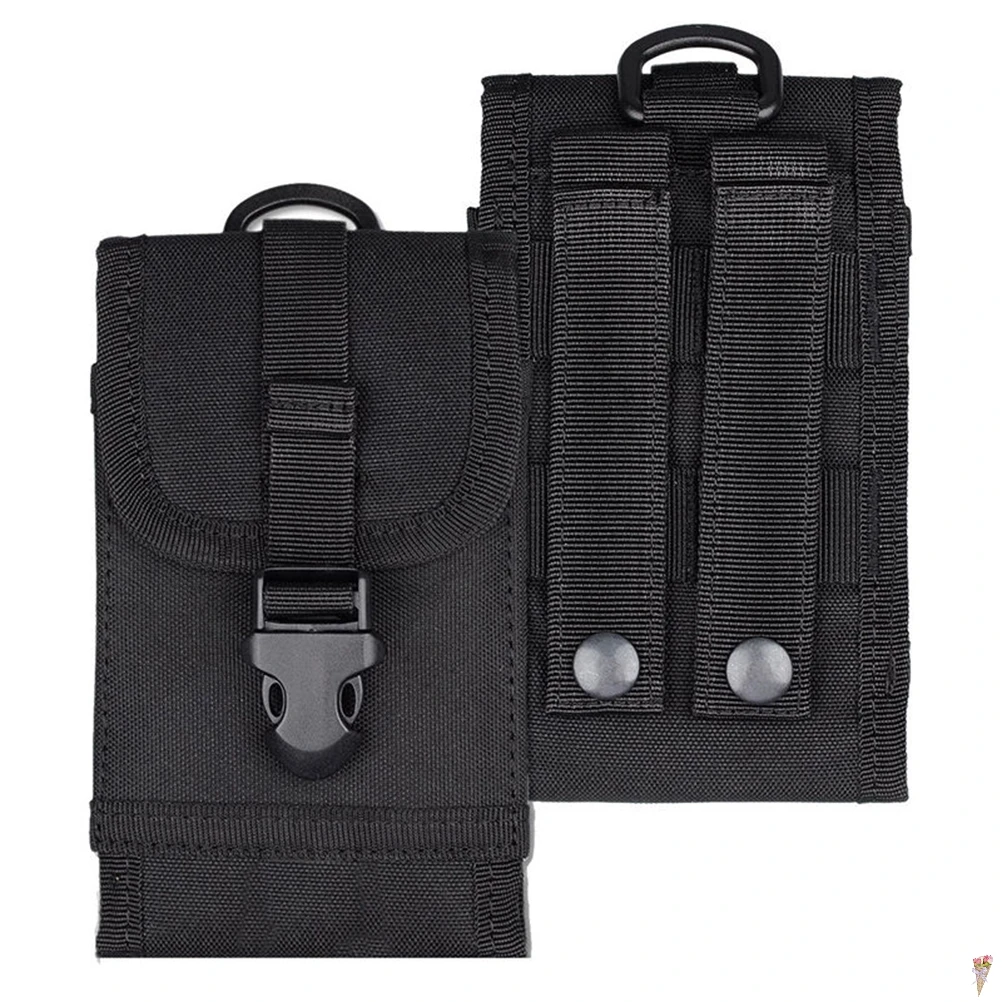 

Black Universal Army Tactical Cell Phone Smartphone Waist Pouch Bag Case Cover