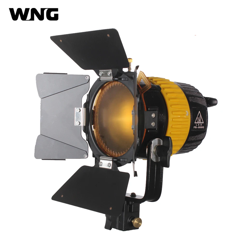 Fw-800g 80w Fresnel Spot Light 5600k/3200k Continuous Led Studio Lighting For Movie Dimming Led Fresnel Spotlight - Photographic Lighting -