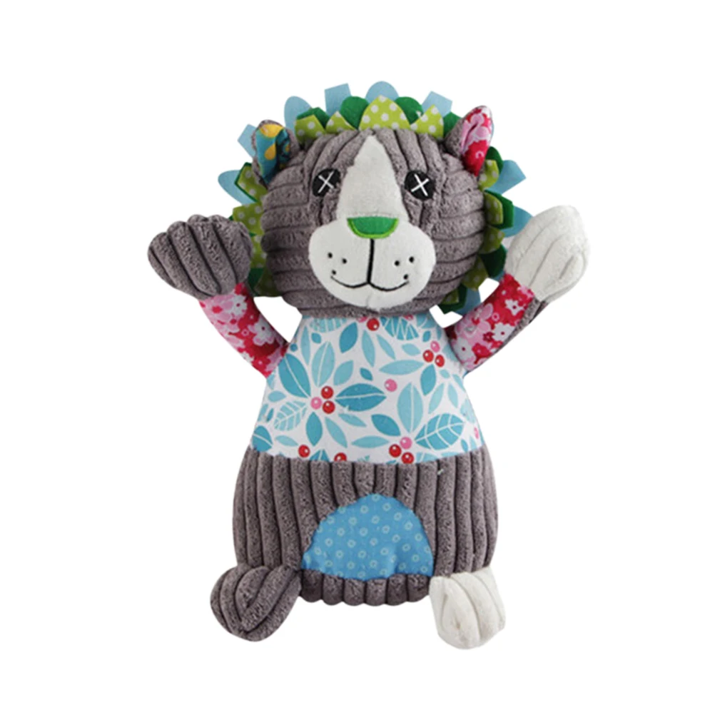 

1PC Baby Doll Toy Cute Lion Pattern Soft Hugging Doll Stuffed Toy for Home Decor