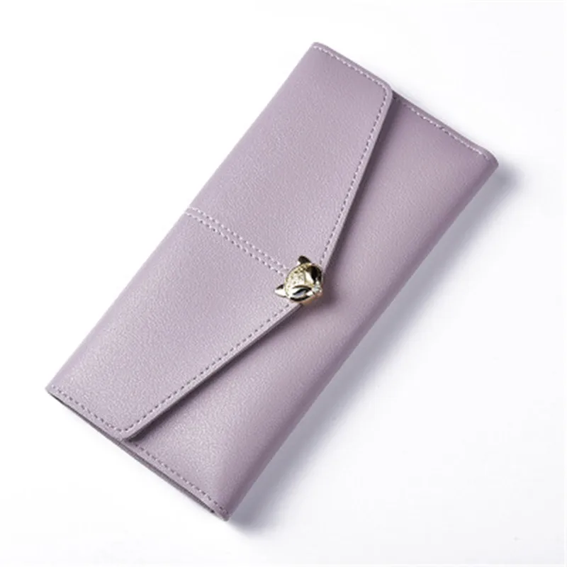 

Europe&America style small fresh handbag wallet purse Student change multi-functional buckle phone bag women's purse